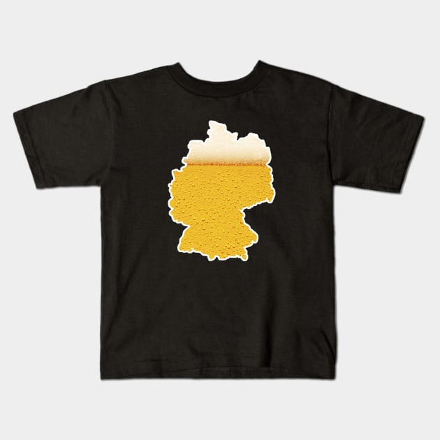 Germany country funny beer German soccer football Kids T-Shirt by LaundryFactory